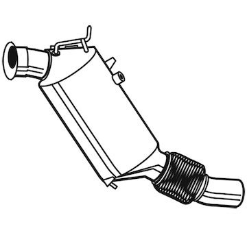 Filtr pevnych castic, vyfukovy system WALKER 73190