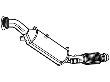 Filtr pevnych castic, vyfukovy system WALKER 73193