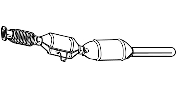 Filtr pevnych castic, vyfukovy system WALKER 73196