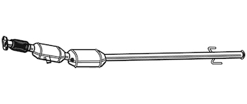 Filtr pevnych castic, vyfukovy system WALKER 73222