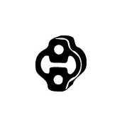 Gumový popruh, výfukový systém WALKER 80114