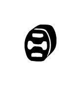 Gumový popruh, výfukový systém WALKER 80150