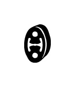 Gumový popruh, výfukový systém WALKER 80324