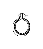 Upínač, výfukový systém WALKER 80376