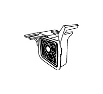 Drzak, vyfukovy system WALKER 80419