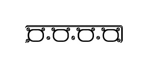 Těsnění, výfuková trubka WALKER 80543