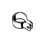 Upínač, výfukový systém WALKER 80746