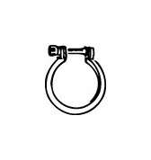 Upínač, výfukový systém WALKER 80890