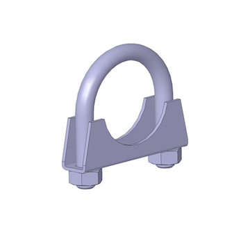 Upínač, výfukový systém WALKER 80893