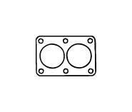 Těsnění, výfuková trubka WALKER 81080