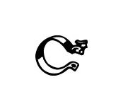 Drzak, vyfukovy system WALKER 81554