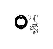 Drzak, vyfukovy system WALKER 81598