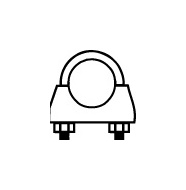 Upínač, výfukový systém WALKER 82324