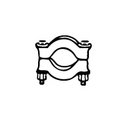 Upínač, výfukový systém WALKER 82438