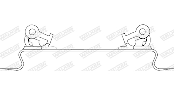 Drzak, vyfukovy system WALKER 83521