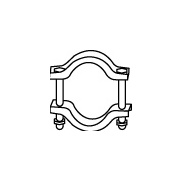 Upínač, výfukový systém WALKER 86191