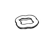 Gumový popruh, výfukový systém WALKER 86546