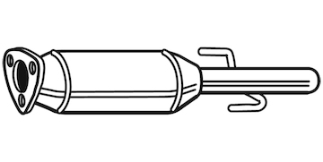 Filtr pevnych castic, vyfukovy system WALKER 93189