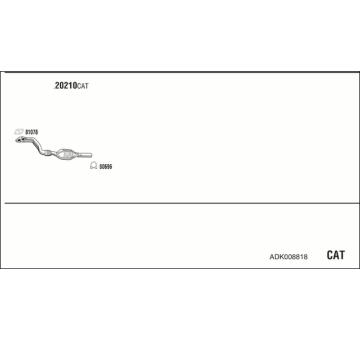 Výfukový systém WALKER ADK008818