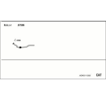 Výfukový systém WALKER ADK011350