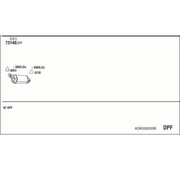 Výfukový systém WALKER ADK026555B