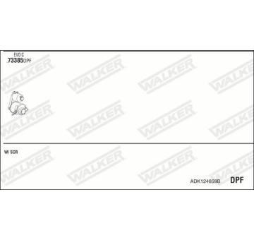 Výfukový systém WALKER ADK124859B