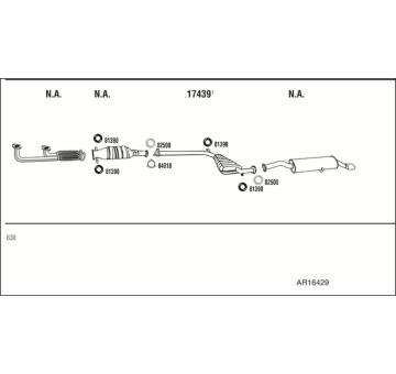 Výfukový systém WALKER AR16429
