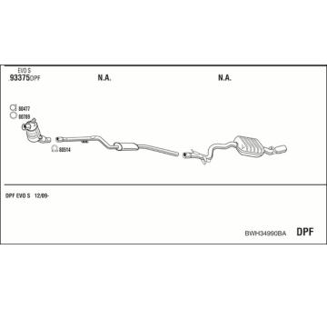 Výfukový systém WALKER BWH34990BA