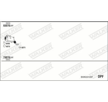 Výfukový systém WALKER BWK031007