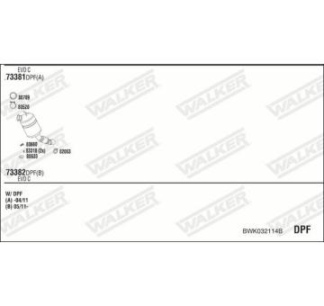 Výfukový systém WALKER BWK032114B