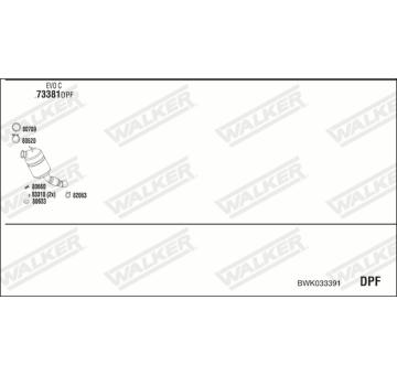 Výfukový systém WALKER BWK033391