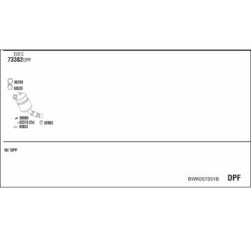 Výfukový systém WALKER BWK057251B