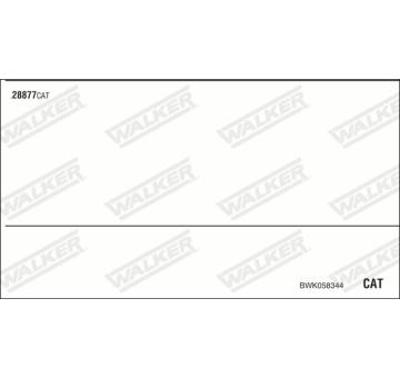 Výfukový systém WALKER BWK058344