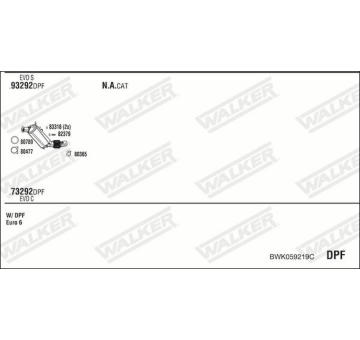 Výfukový systém WALKER BWK059219C