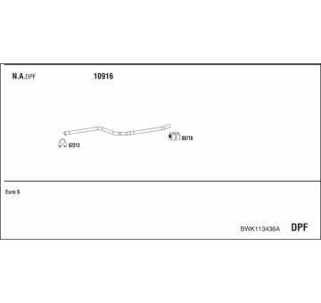 Výfukový systém WALKER BWK113436A