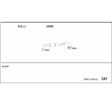 Výfukový systém WALKER BWK116624A