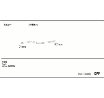 Výfukový systém WALKER BWK116639B