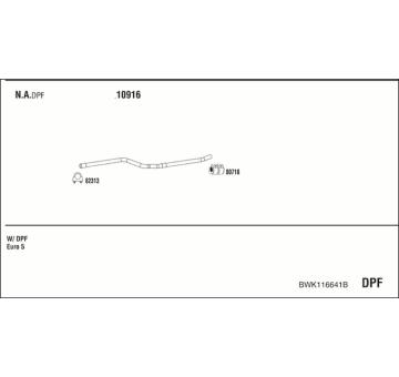 Výfukový systém WALKER BWK116641B