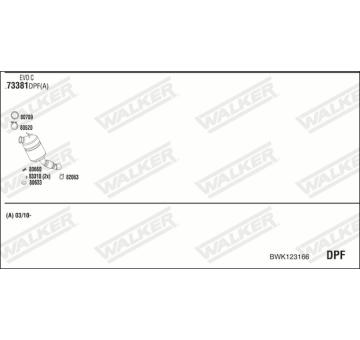 Výfukový systém WALKER BWK123166