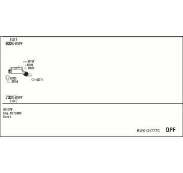 Výfukový systém WALKER BWK124777C