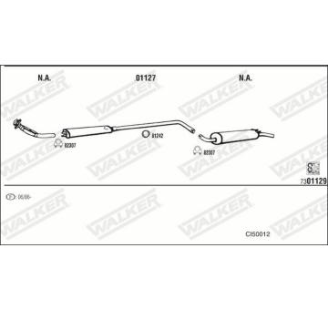 Výfukový systém WALKER CI50012
