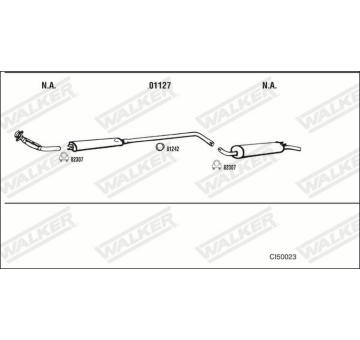 Výfukový systém WALKER CI50023