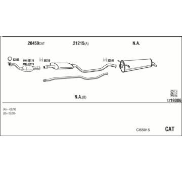 Výfukový systém WALKER CI55015