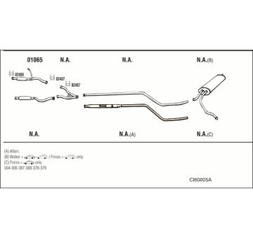 Výfukový systém WALKER CI60005A