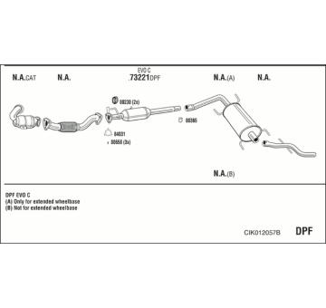 Výfukový systém WALKER CIK012057B