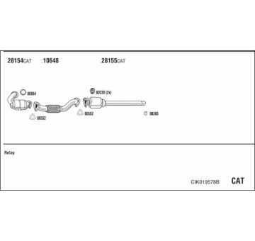 Výfukový systém WALKER CIK019578B