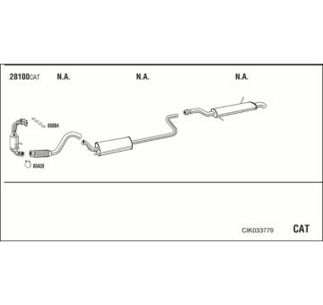 Výfukový systém WALKER CIK033779