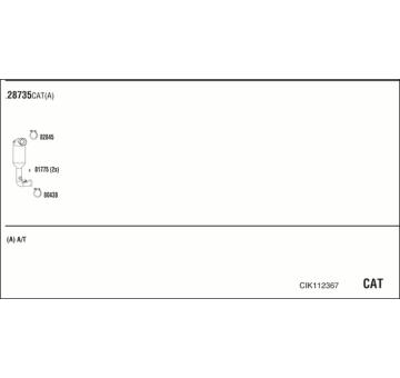 Výfukový systém WALKER CIK112367