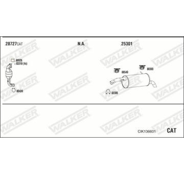 Výfukový systém WALKER CIK136601