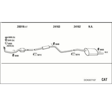 Výfukový systém WALKER DCK007197